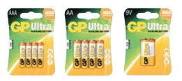 GP 9V Ultra Alkalin Pil